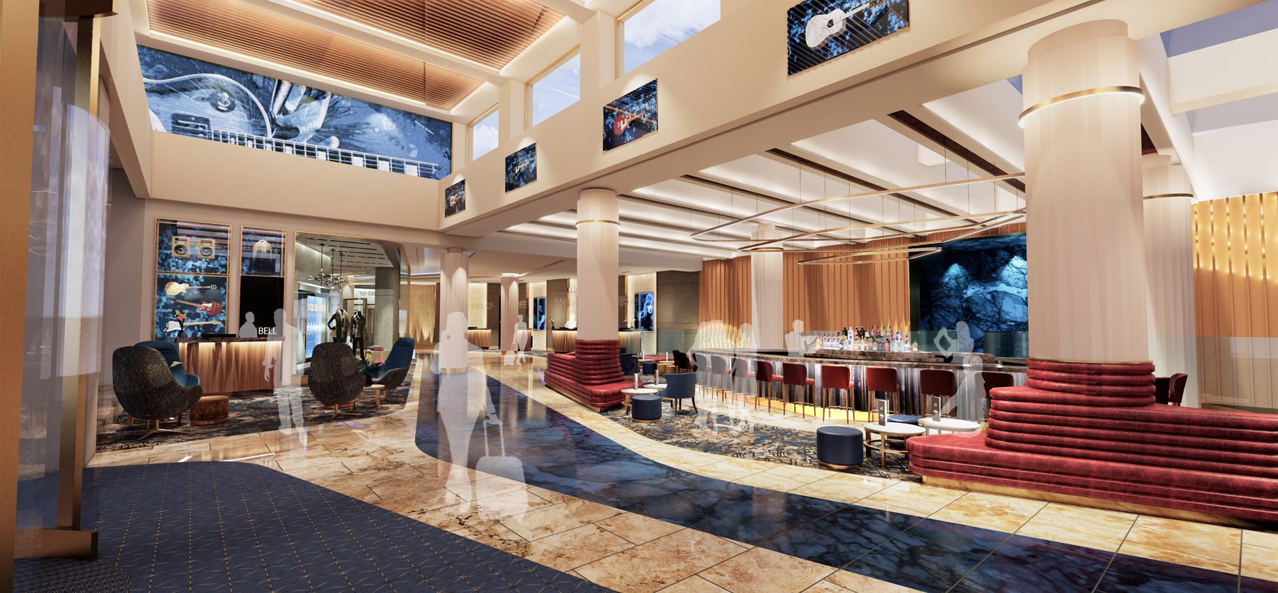 Hard Rock Hotel Prague Lobby